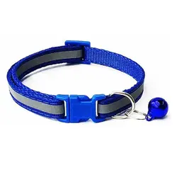 قلاده گردنی شبرنگی گربه و توله سگ نژاد کوچک رنگ آبی