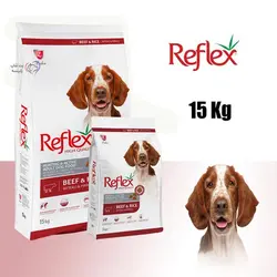 غذای خشک سگ بالغ رفلکس طعم گوشت 15KG ارسال رایگان
