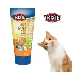 سس غذا گربه تریکسی حاوی جگر و تورین