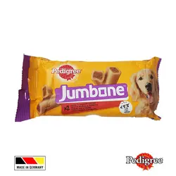 تشویقی دنتال سگ پدیگری jumbone 180 گرمی (2 عدد)