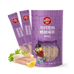 بستنی گربه ونپی مدل هپی با طعم مرغ 5 عددی