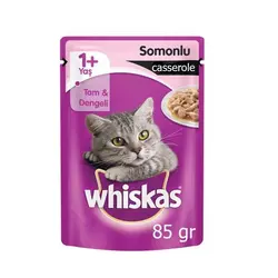 پوچ گربه ویسکاس طعم سالمون 85 گرم