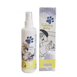اسپری آرام بخش سگ و گربه یو اس پت 120ml