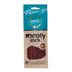 تشویقی سگ گناولرز مدل meaty stick وزن 50 گرم