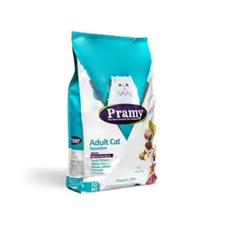 غذای خشک پرامی مخصوص گربه های حساس 1.5kg