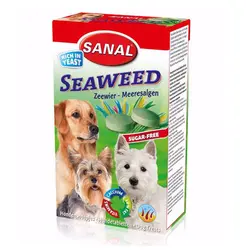 مکمل غذایی سگ سانال هلند کاهش ریزش مو با طعم جلبک دریایی 100 گرم