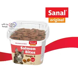 تشویقی کرانچی گربه سانال هلند با طعم سالمون 75 گرم