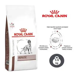 غذای خشک سگ هپاتیک رویال کنین 1.5 کیلویی + ارسال رایگان