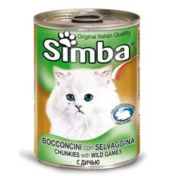 کنسرو چانک Simba با طعم گوشت شکاری