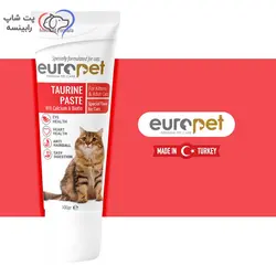 خمیر تائورین مخصوص گربه یوروپت 100 گرم