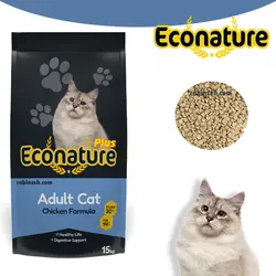 غذای خشک گربه بالغ اکونیچر پلاس ترکیه طعم مرغ فله ای (بسته بندی رابینسه)