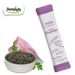 بستنی گربه دنتالایت طعم خاویار و ماهی (1عددی)