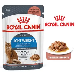 پوچ گربه لایت ویت رویال کنین 85 گرم (مناسب کنترل وزن)