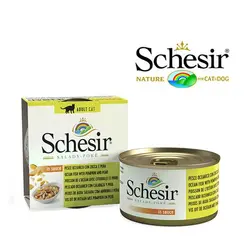 کنسرو گربه شسیر طعم ماهی و گلابی و کدو 85 گرم