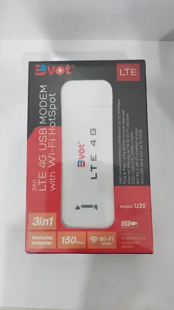 مودم دانگل 4G LTE USB مدل BVOT 3*1 مدل U20
