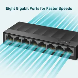 سوییچ 8 پورت گیگابیت و دسکتاپ تی پی لینک مدل LS1008G - فروشگاه اینترنتی رادون کالا