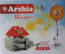 بخاری برقی هالوژنی کم مصرف ارشیا مدل اکو AR-ECO911 كنترل دار