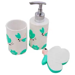 ست سرویس بهداشتی 3 پارچه مدل butterfly - 09