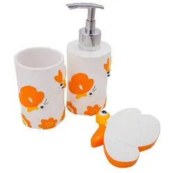 ست سرویس بهداشتی 3 پارچه مدل butterfly - 09