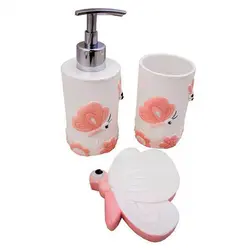 ست سرویس بهداشتی 3 پارچه مدل butterfly - 09