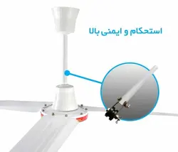 پنکه سقفی لونا ۹۰ وات مدل ۱۰۲