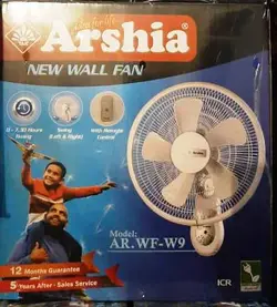 پنکه دیواری ارشیا مدل AR.WF-W9 کنترل دار