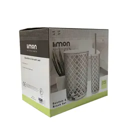 ست سرویس بهداشتی 6 تکه لیمون مدل ماربل