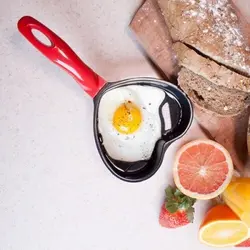 تابه تک دسته قلبی عروس تفلون سایز 1۴