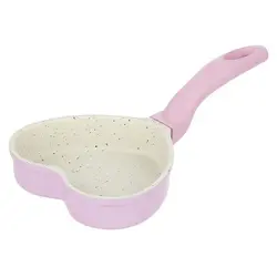 تابه تک دسته قلبی عروس تفلون سایز 1۴