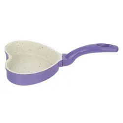 تابه تک دسته قلبی عروس تفلون سایز 1۴