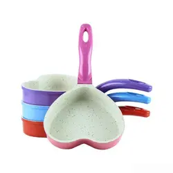 تابه تک دسته قلبی عروس تفلون سایز 1۴