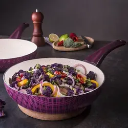 تابه تک دسته فانتزی عروس تفلون سایز۲۲