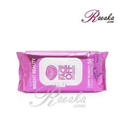 دستمال مرطوب پاک کننده آرایش دافی چشم و صورت مدل درخشان کننده 55 برگی - فروشگاه رائیکا – انتخاب و خرید آنلاین محصولات بهداشت فردی و زیبایی