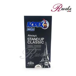 کاندوم سفت کننده کدکس مدل STAND UP بسته 12 عددی - فروشگاه رائیکا – انتخاب و خرید آنلاین محصولات بهداشت فردی و زیبایی
