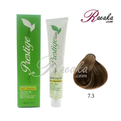 رنگ موی بدون آمونیاک نیو پرستیژ سری زیتونی- بلوند زیتونی متوسط- شماره ۷٫۳ حجم ۱۰۰ میلی لیتر - فروشگاه رائیکا – انتخاب و خرید آنلاین محصولات بهداشت فردی و زیبایی