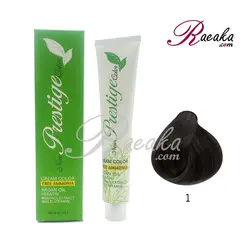 رنگ موی بدون آمونیاک نیو پرستیژ سری طبیعی- مشکی- شماره ۱ حجم ۱۰۰ میلی لیتر - فروشگاه رائیکا – انتخاب و خرید آنلاین محصولات بهداشت فردی و زیبایی