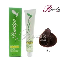 رنگ موی بدون آمونیاک نیو پرستیژ سری خاکستری- قهوه ای خاکستری روشن- شماره ۵٫۱ حجم ۱۰۰ میلی لیتر - فروشگاه رائیکا – انتخاب و خرید آنلاین محصولات بهداشت فردی و زیبایی