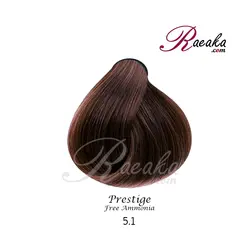 رنگ موی بدون آمونیاک نیو پرستیژ سری خاکستری- قهوه ای خاکستری روشن- شماره ۵٫۱ حجم ۱۰۰ میلی لیتر - فروشگاه رائیکا – انتخاب و خرید آنلاین محصولات بهداشت فردی و زیبایی