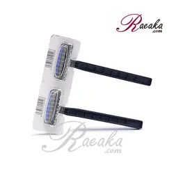 تیغ اصلاح مستر شیو (سه تیغه) بسته ۲ عددی سبز یا آبی