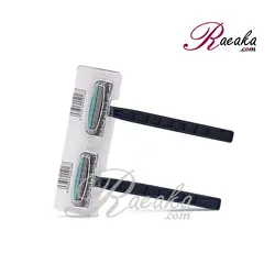 تیغ اصلاح مستر شیو (سه تیغه) بسته ۲ عددی سبز یا آبی