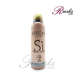 اسپری خوشبو کننده بدن زنانه استریکس مدل SI GIORGIO ARMANI حجم ۲۰۰ میلی لیتر - فروشگاه رائیکا – انتخاب و خرید آنلاین محصولات بهداشت فردی و زیبایی