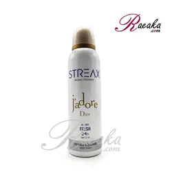 اسپری خوشبو کننده بدن زنانه استریکس مدل JADORE حجم ۲۰۰ میلی لیتر - فروشگاه رائیکا – انتخاب و خرید آنلاین محصولات بهداشت فردی و زیبایی