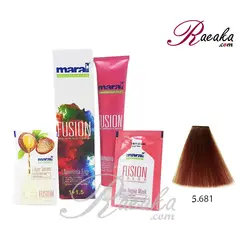 رنگ موی بدون آمونیاک مارال فیوژن سری VIBRANCE- آکاژو- شماره 681-5 حجم ۱۰۰ میلی لیتر - فروشگاه رائیکا – انتخاب و خرید آنلاین محصولات بهداشت فردی و زیبایی