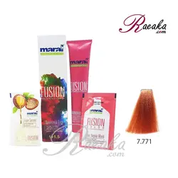 رنگ موی بدون آمونیاک مارال فیوژن سری SHINE & INTENSIVE NATURAL- طلایی سولار- شماره ۷۷۱-۷ حجم ۱۰۰ میلی لیتر - فروشگاه رائیکا – انتخاب و خرید آنلاین محصولات بهداشت فردی و زیبایی