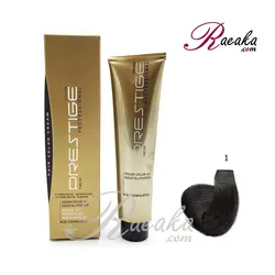 رنگ موی نیو پرستیژ سری طبیعی- مشکی- شماره ۱ حجم ۱۲۰ میلی لیتر - فروشگاه رائیکا – انتخاب و خرید آنلاین محصولات بهداشت فردی و زیبایی