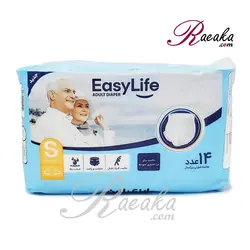 پوشینه بزرگسال ایزی لایف مدل شورتی سایز کوچک (Small) تعداد ۱۴ عددی
