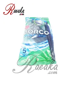 خودتراش دوتیغه دورکو سری جدید بسته ۵ عددی