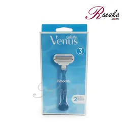 خود تراش زنانه ژیلت مدل Venus SMOOTH همراه با 1 عدد تیغه یدک - فروشگاه رائیکا – انتخاب و خرید آنلاین محصولات بهداشت فردی و زیبایی