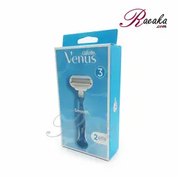 خود تراش زنانه ژیلت مدل Venus SMOOTH همراه با 1 عدد تیغه یدک - فروشگاه رائیکا – انتخاب و خرید آنلاین محصولات بهداشت فردی و زیبایی