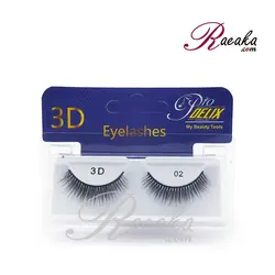 مژه مصنوعی دلیکس مدل ۳ بعدی شماره 02 - فروشگاه رائیکا – انتخاب و خرید آنلاین محصولات بهداشت فردی و زیبایی